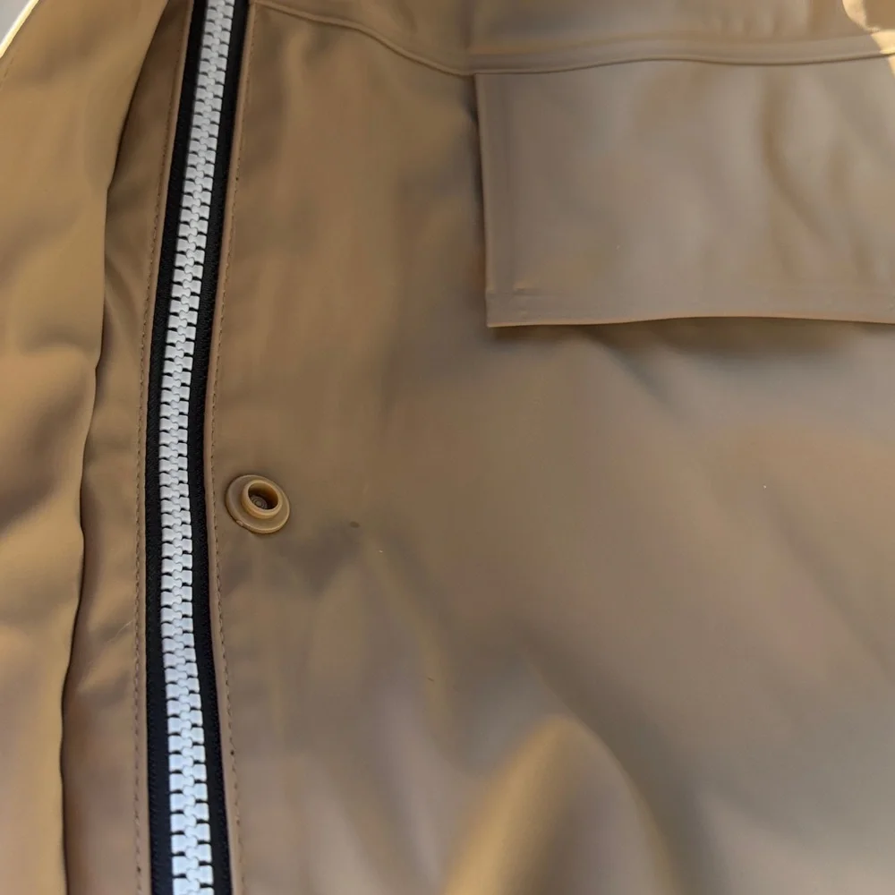 Hunter Women's Beige Utility Jacket Water Resistant M NWt